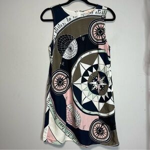 Geometric Sleeveless Dress